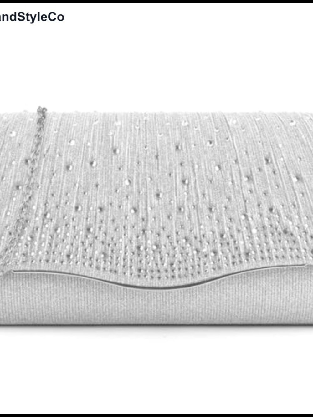 Satin Clutch Evening Bag with Rhinestone Flap Shoulder Crossbody Handbag